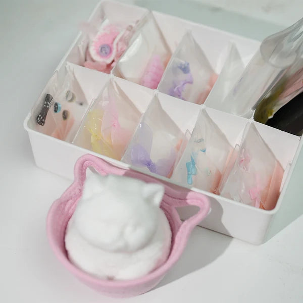 A06-The DIY Kit of Chubby Squishy Cat(48 items included)