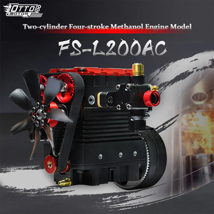 Stroke Air Cooled Nitro Engine Model Kit