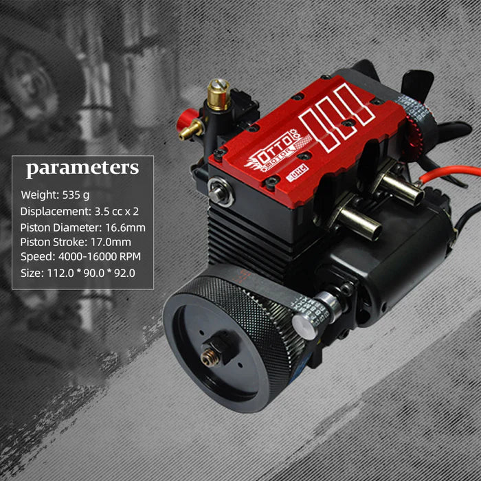 Stroke Air Cooled Nitro Engine Model Kit