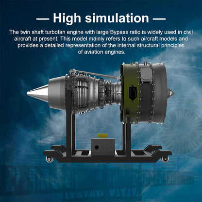 Turbofan Engine Model Kit that Works - Build Your Own Turbofan Engine