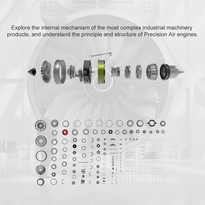 Turbofan Engine Model Kit that Works - Build Your Own Turbofan Engine