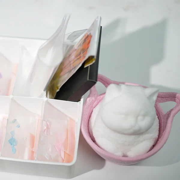 A06-The DIY Kit of Chubby Squishy Cat(48 items included)