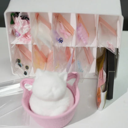 A06-The DIY Kit of Chubby Squishy Cat(48 items included)