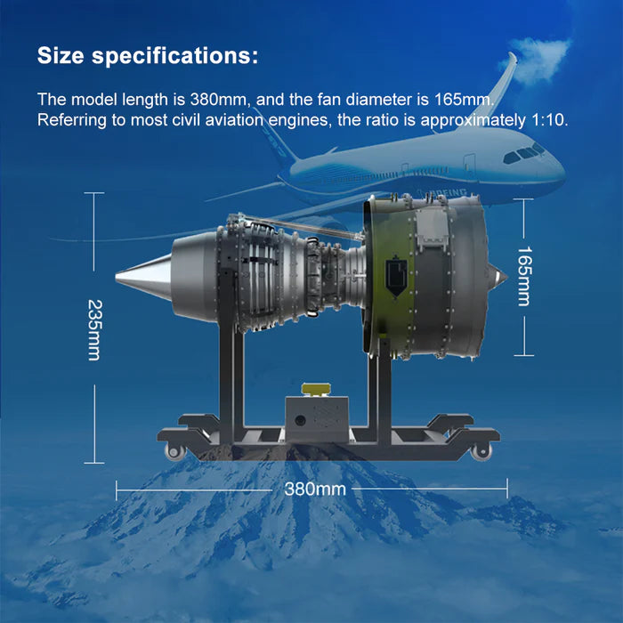 Turbofan Engine Model Kit that Works - Build Your Own Turbofan Engine
