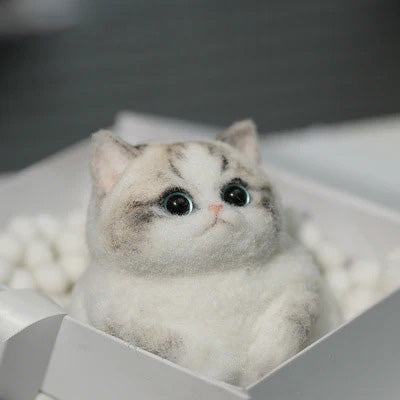 A02-Chubby Fluffy Squishy Ragdoll with Pink Nose