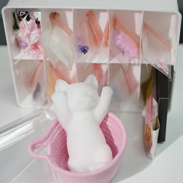 B01-The DIY Kit of Slim Squishy Cat (48items included)