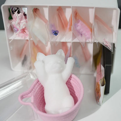 B01-The DIY Kit of Slim Squishy Cat (48items included)