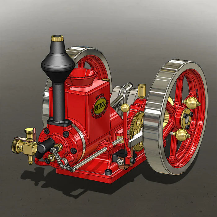 Stationary Engine Horizontal IC Engine Model That Works