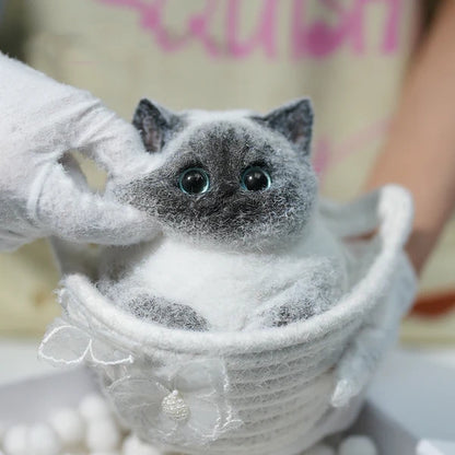 A03-Super Cute Special Siamese Chubby Squishy Kitty