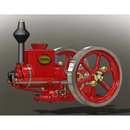 Stationary Engine Horizontal IC Engine Model That Works