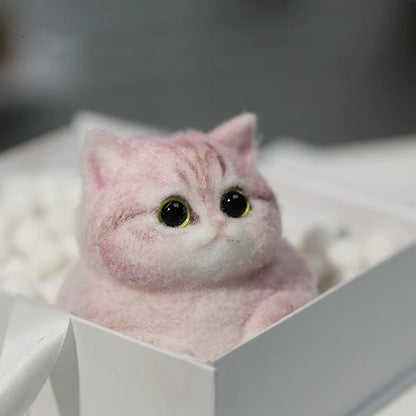 A04-Adorable Strawberry Lemonade Chubby Squishy Kitty