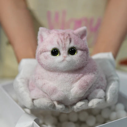 A04-Adorable Strawberry Lemonade Chubby Squishy Kitty