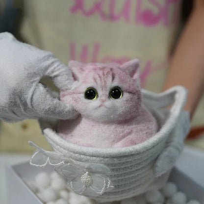 A04-Adorable Strawberry Lemonade Chubby Squishy Kitty