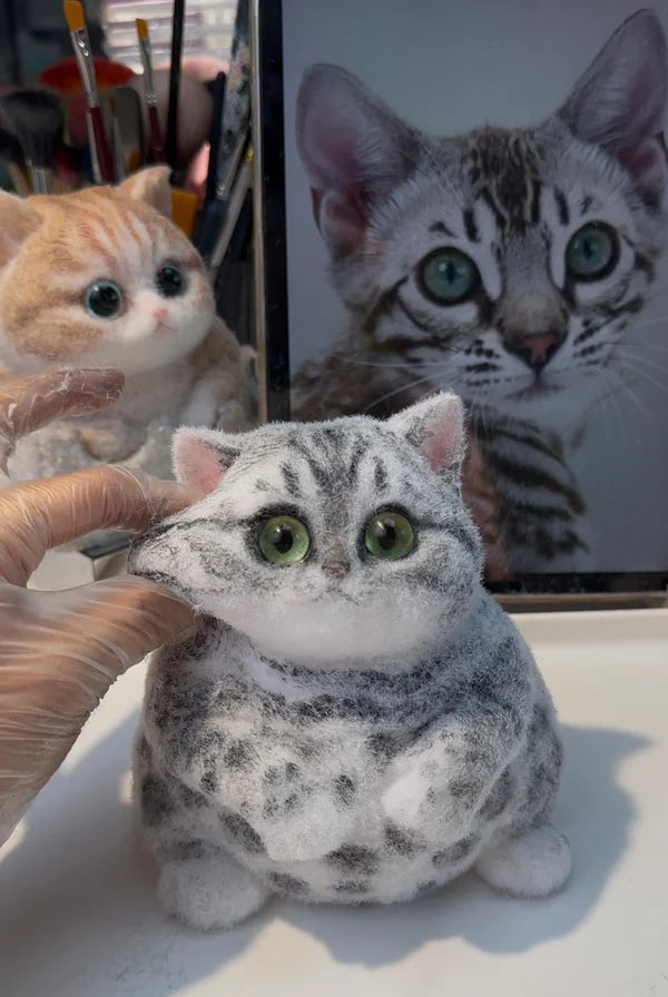 A07-Customized Chubby Big Size Silicone Cat---Please contact our customer service and send us a photo