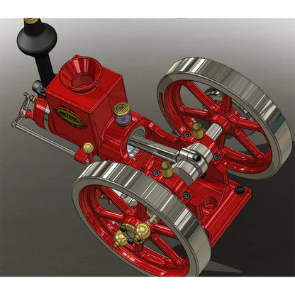 Stationary Engine Horizontal IC Engine Model That Works