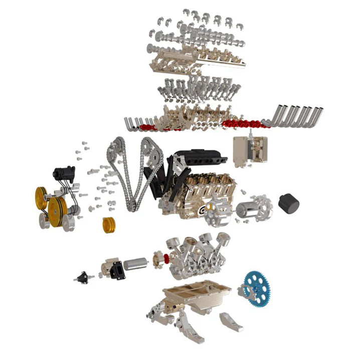 V8 Engine Model Kit that Works