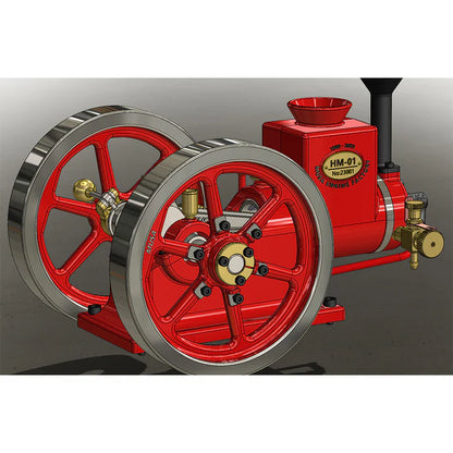 Stationary Engine Horizontal IC Engine Model That Works
