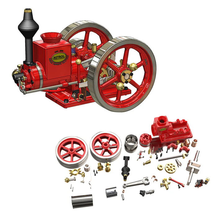 Stationary Engine Horizontal IC Engine Model That Works